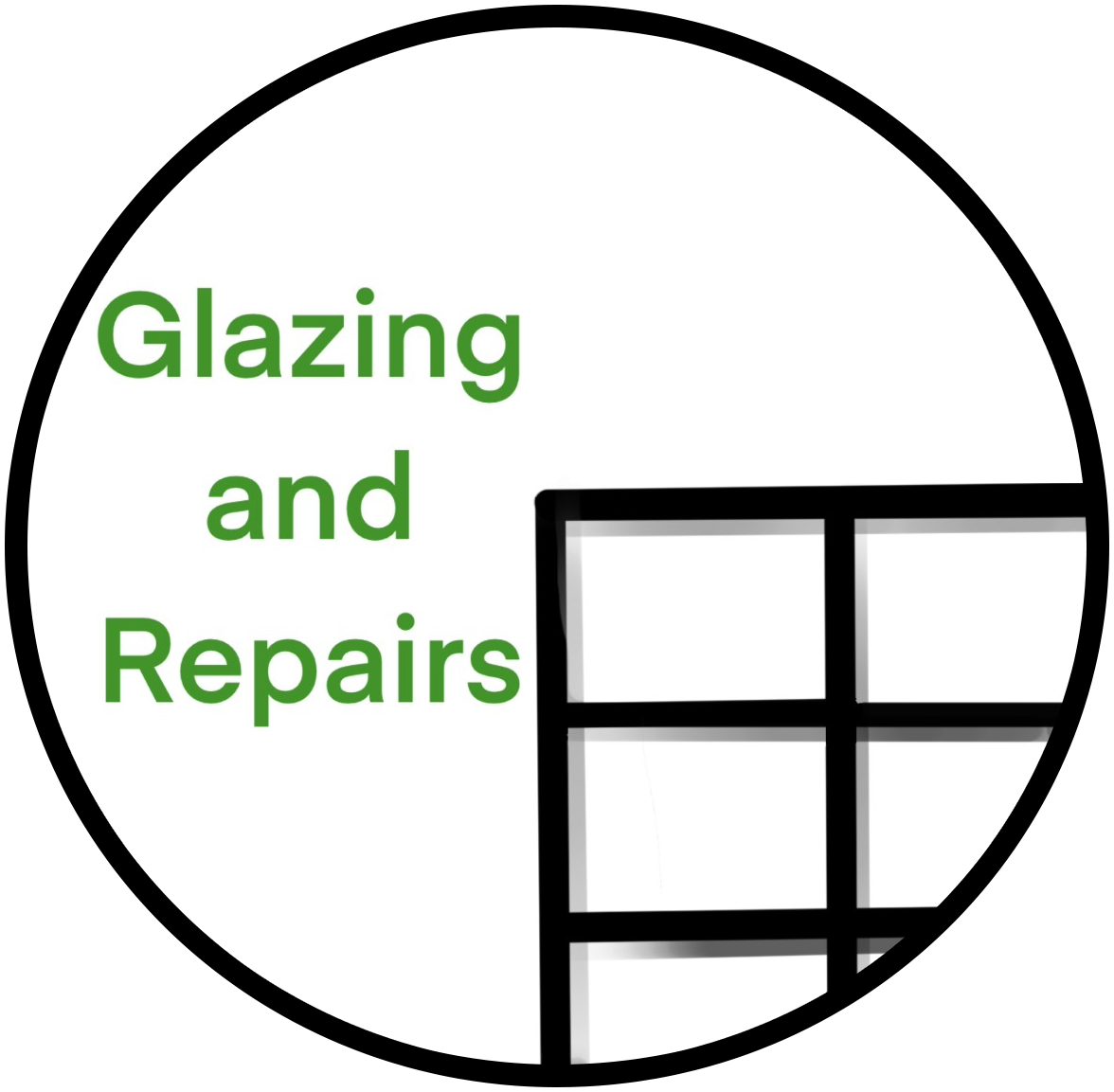 Glazing and Repairs window and door specialists Logo